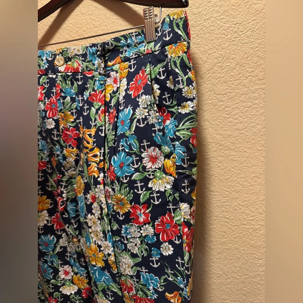 New Authentic Gucci GG Logo Multicolor Floral Pants Size IT 50 / US 34